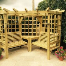 Corner Arbour 4 Seater