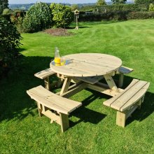Round Picnic Table